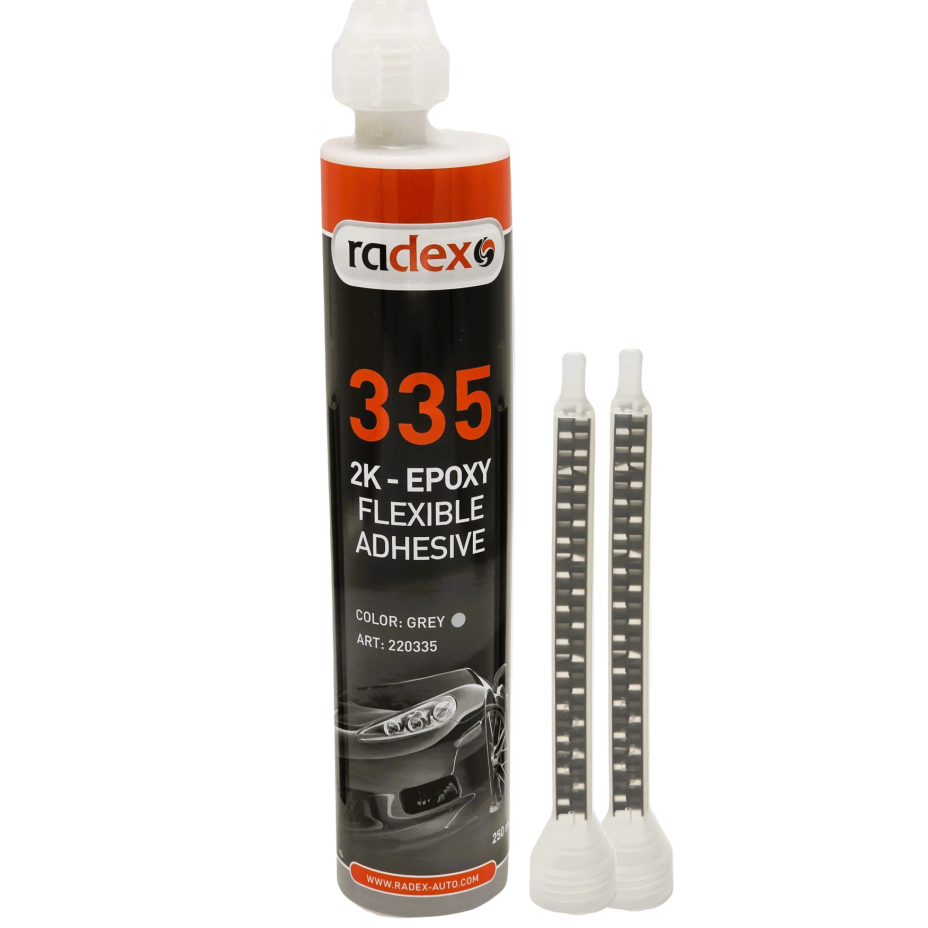 335 2K-EPOXY FLEXIBLE ADHESIVE – GREITAI KIETĖJANTYS ELASTINGI 2K EPOKSIDINIAI KLIJAI