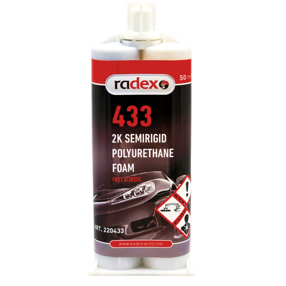 433 2K PUSIAU STANDI POLIURETANINĖ PUTA (FAST 5/30 SEK.)
