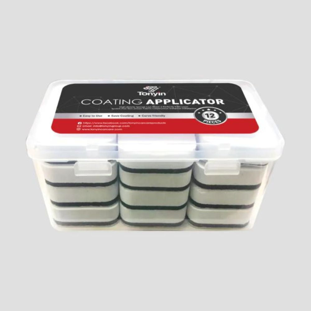 TONYIN Applicator for Nano Coating TT21 – Aplikatoriai keramikinei ir nano dangai (12 vnt. pakuotė)