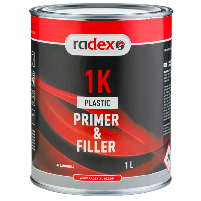 1K PLASTIC PRIMER & FILLER – VIENKOMPONENTIS PLASTIKO GRUNTAS IR UŽPILDAS