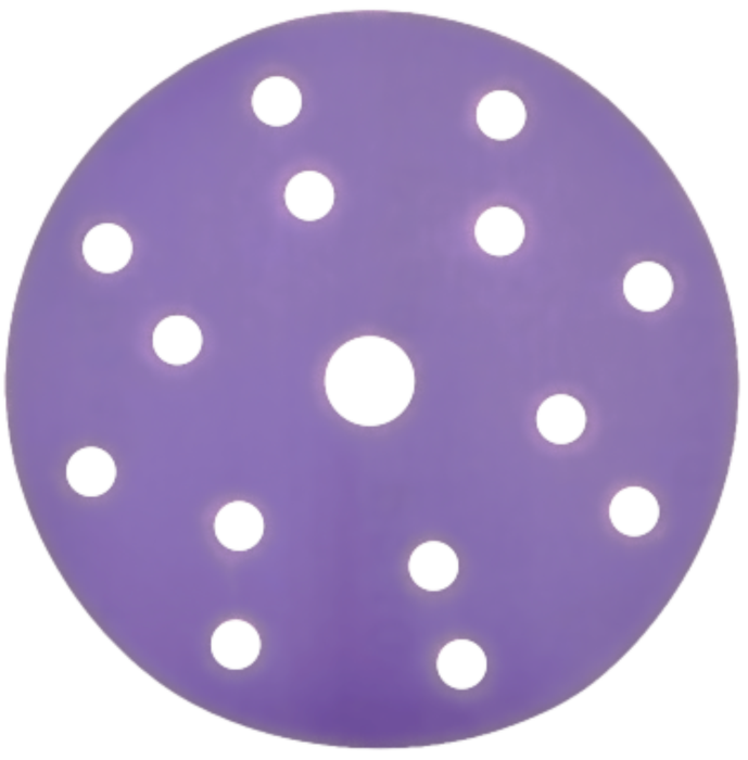 PURPLE CERAMIC ABRASIVE DISCS Ø 150 mm