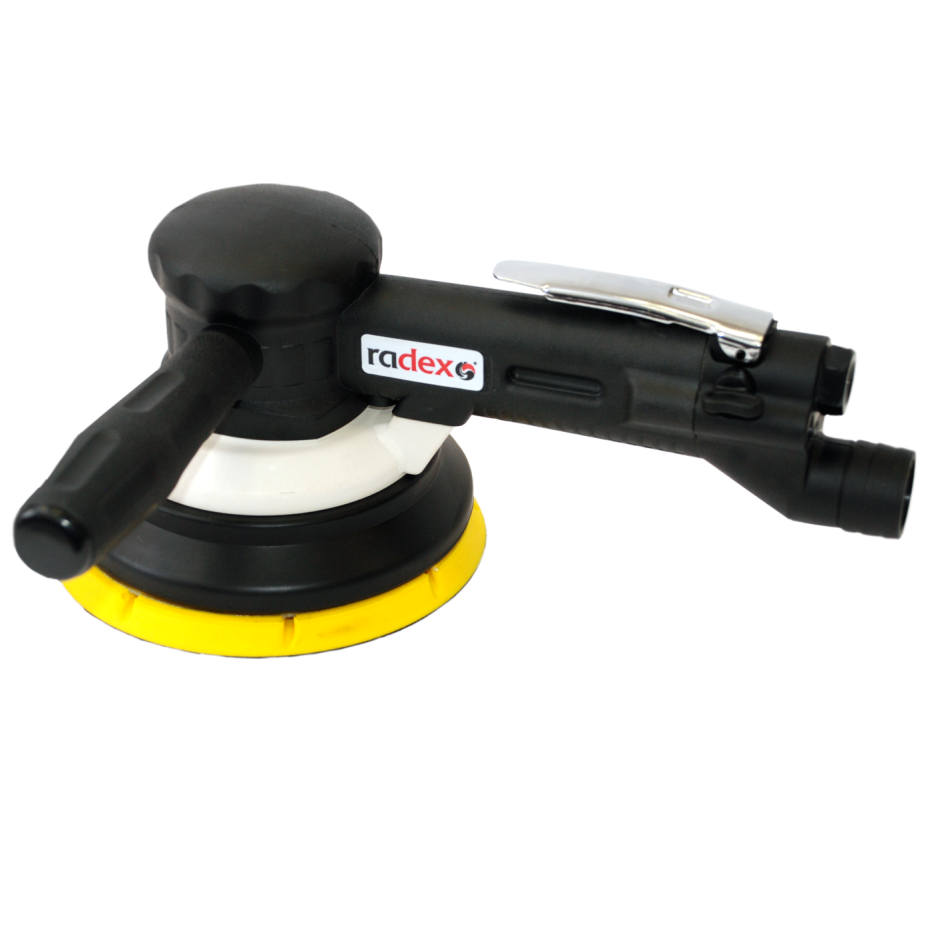 TWO-HAND GEAR SANDER WITH 150 MM PAD